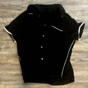 Black pajama shirt Stars Above brand size Large